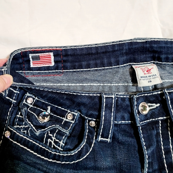 True Religion Jeans Women Flare & Wide Leg Jeans, Size 29 - Picture 4 of 16